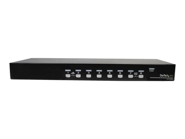 Startech 8 Port VGA KVM Switch - 1U Rack Mount USB with Audio 1920...