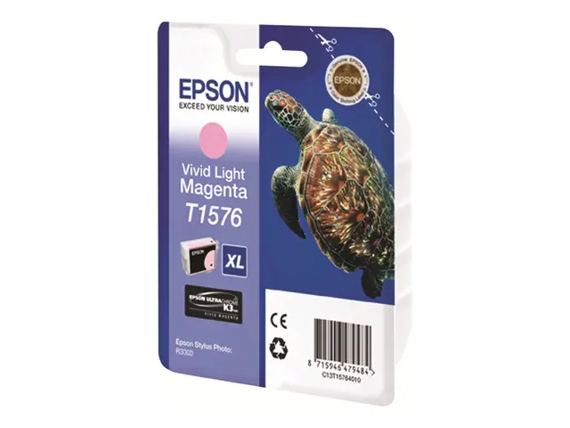 Epson T1576 - 25.9 ml - livlig lys magenta - original - blister - ...