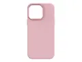 KEY - Baksidedeksel for mobiltelefon antibakteriell - MagSafe-samsvar - v&#230;skesilikon, hard polykarbonat - flamingorosa - 6.7&quot; - for Apple iPhone 14 Pro Max (6.7 tommer)