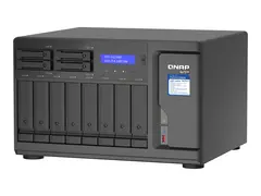 QNAP TVS-h1288X - NAS-server - 12 br&#248;nner SATA 6Gb/s - RAID 0, 1, 5, 6, 10, 50, JBOD, 5 hot spare, 6 hot spare, 60, 10 hot spare, RAID TP - RAM 16 GB - Gigabit Ethernet / 2.5 Gigabit Ethernet / 10 Gigabit Ethernet - iSCSI st&#248;tte
