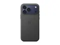 Apple - Baksidedeksel for mobiltelefon - MagSafe-samsvar TechWoven - svart - for iPhone 17 Pro Max