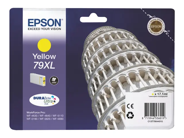 Epson 79XL - 17.1 ml - XL - gul - original - blekkpatron - for Wor...