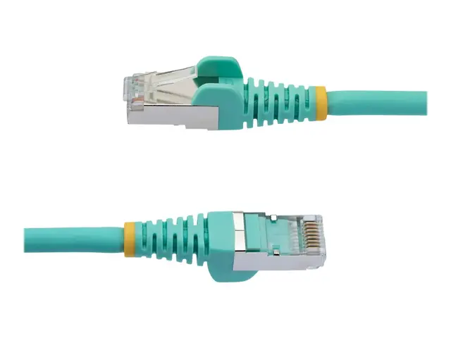 StarTech.com 50cm CAT6a Ethernet Cable - Aqua Low Smoke Zero Halog...