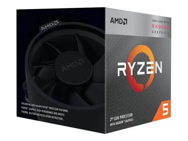 AMD Ryzen 5 3400G - 3.7 GHz 4 kjerner 8 tråder MB cache Socket AM4...