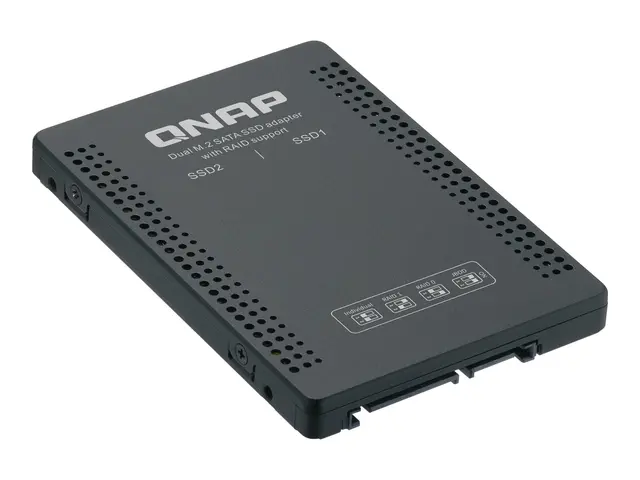 QNAP QDA-A2MAR - Intern RAID-brønn 2,5" til 2 x M.2 RAID JBOD, 0, ...