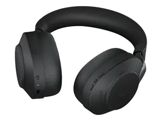Jabra Evolve2 85 UC Stereo - Hodesett - full st&#248;rrelse Bluetooth - tr&#229;dl&#248;s, kablet - aktiv st&#248;ydemping - 3,5 mm jakk - lydisolerende - svart