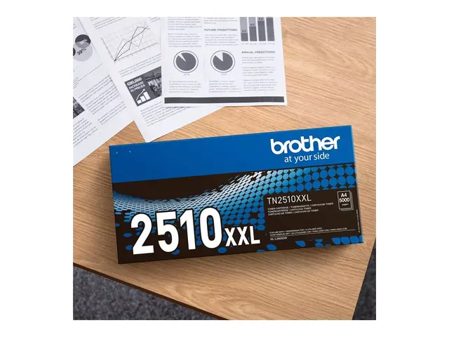 Brother TN-2510XL - Super High Capacity svart original boks tonerp...