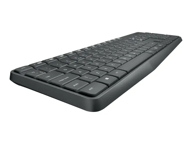 Logitech MK235 - Tastatur- og mussett - trådløs - 2.4 GHz - Pan No...