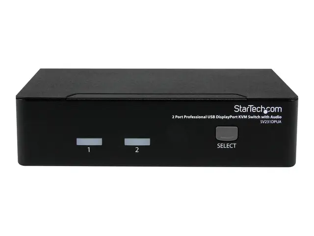 StarTech.com 2 Port DisplayPort KVM Switch - 2560x1600 @60Hz - Dua...