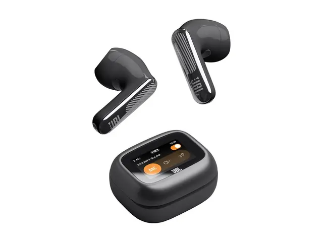 JBL LIVE Flex 4 - True wireless-hodetelefoner med mikrofon i øret - Bluetooth - aktiv støydemping - svart 