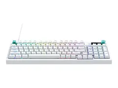 Logitech G G316 X 98 - Tastatur - bakgrunnsbelyst USB-C - QWERTY - Nordisk - tastsvitsj: Tactile - hvit