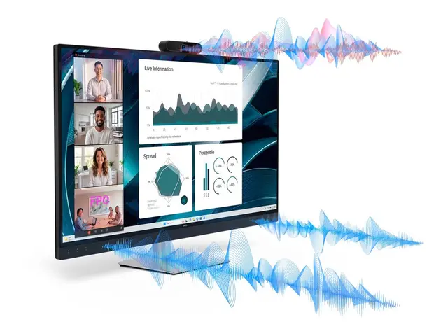 Dell Pro P P4326QEB - LED-skjerm - 43" (42.5" synlig) 3840 x 2160 4K @ 60 Hz - IPS - 350 cd/m² - 1000:1 - 8 ms - HDMI, USB-C - høyttalere 