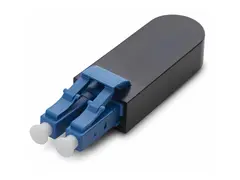 Startech - Loopbackadapter - TAA-samsvar LC/UPC-enkeltmodus (hann) - fiberoptisk - dupleks - 9 / 125 micron - OS1/OS2 - blå
