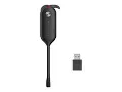 Yealink WH63 Portable - Hodesett - i &#248;ret konvertibel - DECT - tr&#229;dl&#248;s - USB-A via DECT adapter - UC-sertifisert