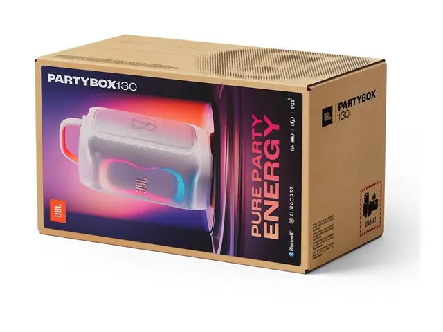 JBL PartyBox 130 - Selskapshøyttaler - for bærbar bruk - trådløs -...