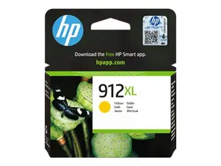 HP 912XL - 8.5 ml - Høy ytelse - gul - original Officejet - blekkpatron - for Officejet 8010e, 8012, 8014, 8015; Officejet Pro 8022, 8023, 8024, 8025