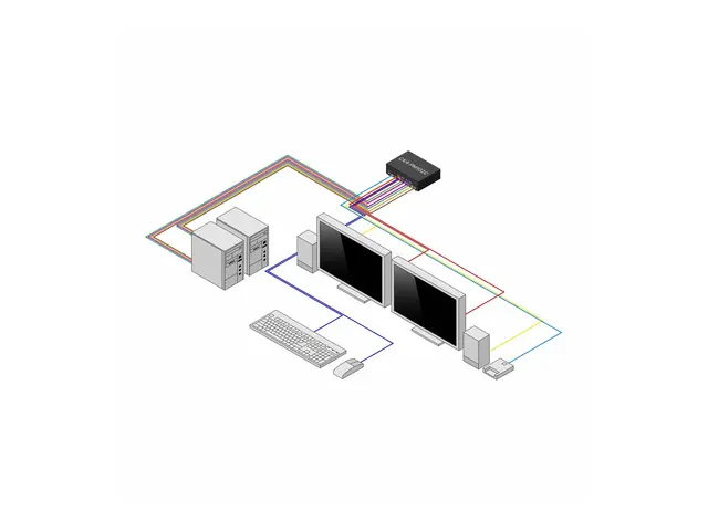 Startech - KVM / lyd USB-svitsj 2 x KVM/lyd/USB 1 lokalbruker stas...