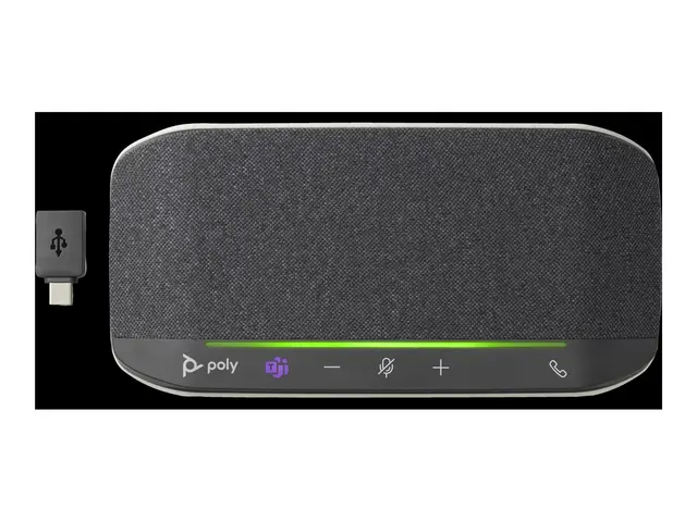 Poly Sync 10 - Høyttalende håndfri telefon kablet USB-A, USB-C sølv