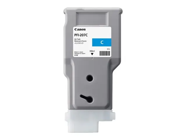 Canon PFI-207 C - 300 ml - cyan - original - blekkbeholder - for i...