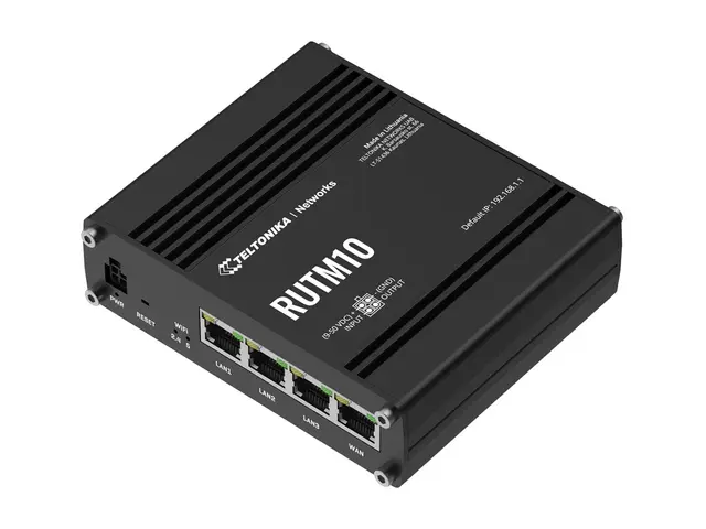 Teltonika RUTM10 - Trådløs ruter 3-portssvitsj 1GbE Wi-Fi 5 Dobbel...