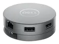 Dell Mobile Adapter DA310 - dokkingstasjon USB-C - VGA, DP, HDMI, USB-C - 1GbE
