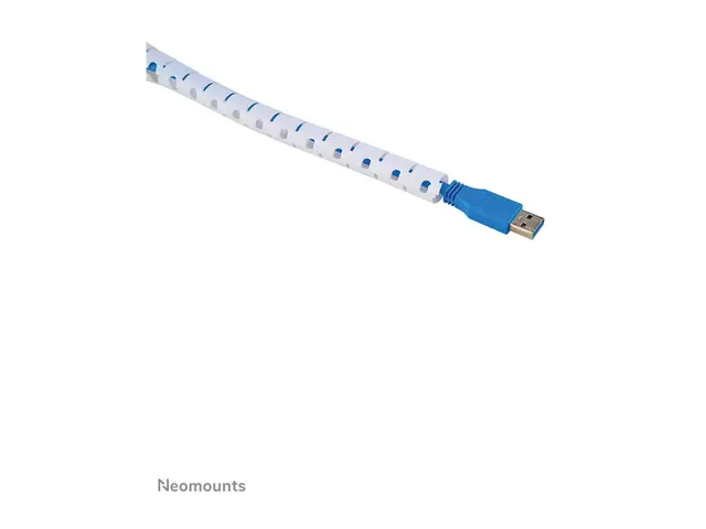 Neomounts - Kabelstyringsmuffe for 1-3 cables, universal hvit 2 m