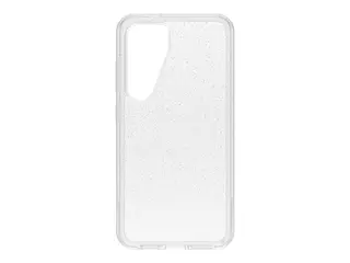 OtterBox Symmetry Series Clear - Baksidedeksel for mobiltelefon polykarbonat, syntetisk gummi - stjernestøv (klart glitter) - for Samsung Galaxy S24