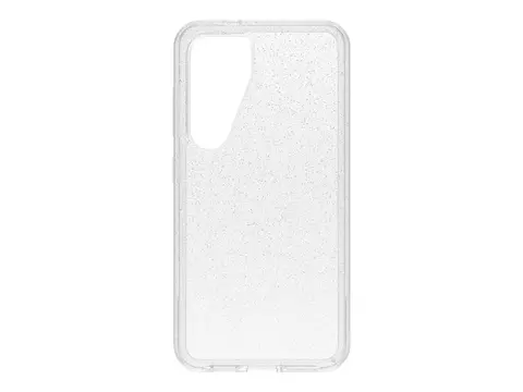OtterBox Symmetry Series Clear - Baksidedeksel for mobiltelefon polykarbonat, syntetisk gummi - stjernest&#248;v (klart glitter) - for Samsung Galaxy S24