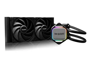 be quiet! Pure Loop 2 - V&#230;skekj&#248;lesystem for prosessor Radiatorst&#248;rrelse: 240 mm - (for: LGA1700, LGA1200, LGA1150, LGA1151, LGA1155, AM5, AM4) - kobber - 120 mm - svart