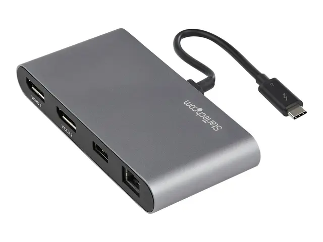 StarTech.com Thunderbolt 3 Mini Dock - Portable Dual Monitor w/ DP...