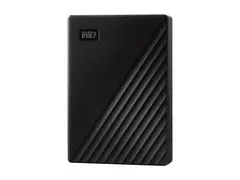 WD My Passport WDBR9S0060BBK - Harddisk kryptert - 6 TB - ekstern (b&#230;rbar) - USB 3.2 Gen 1 - 256-bit AES - svart