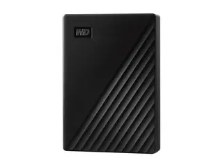 WD My Passport WDBR9S0060BBK - Harddisk kryptert - 6 TB - ekstern (b&#230;rbar) - USB 3.2 Gen 1 - 256-bit AES - svart