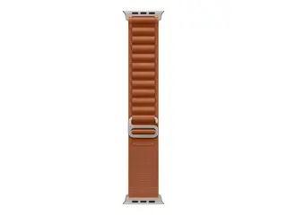 Apple - Sløyfe for smart armbåndsur - 49 mm, naturlig titanfinish Liten størrelse - terrakotta - for Watch Hermès Series 9, SE 3, Series 10, Series 11, Series 8, Series 9, Ultra 2, Ultra 3