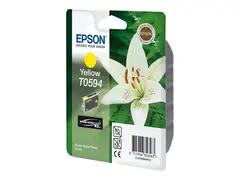Epson T0594 - 13 ml - gul - original - blister blekkpatron - for Stylus Photo R2400