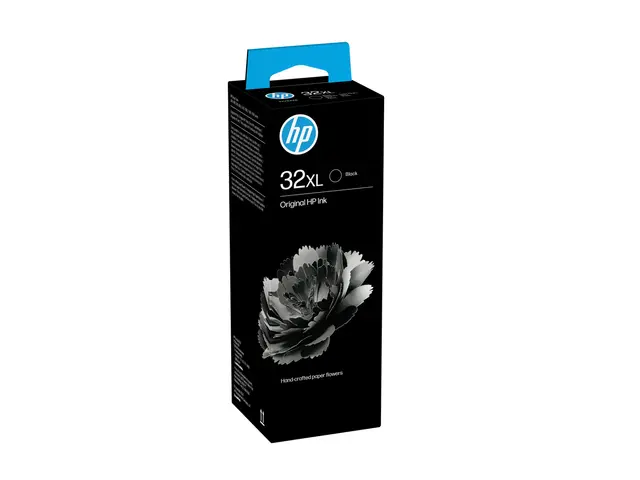 HP 32XL - 135 ml høykapasitets svart original blekkrefill for Smar...