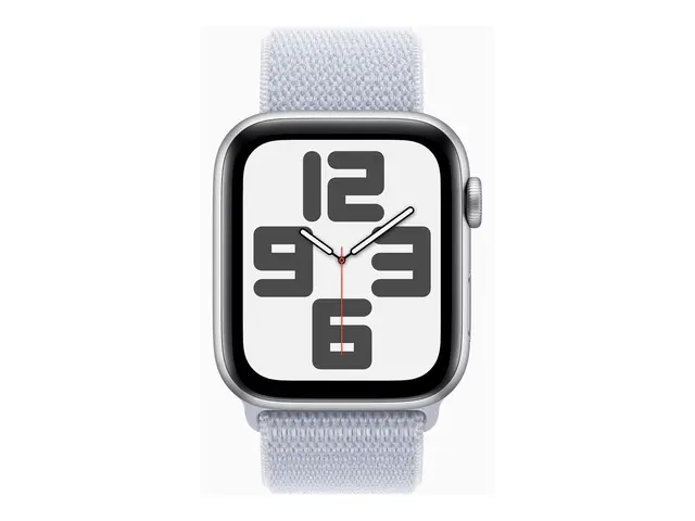 Apple Watch SE (GPS + Cellular) - 2. generasjon 44 mm sølvaluminiu...