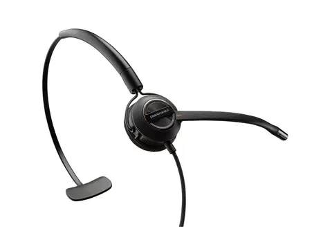 HP Poly EncorePro 540 - EncorePro 500 series hodesett - on-ear - konvertibel - kablet - Quick Disconnect - svart - Certified for Skype for Business, UC-sertifisert