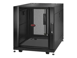 APC NetShelter SX - Rack skap - svart - 12U 19" - TAA-samsvar - for P/N: SMTL1500RM3UC, SMTL1500RMI3UC, SRT2200RMXLAUS, SRTL3KRM1UC, SRTL3KRM1UNC