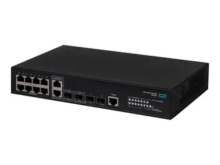 HPE FlexNetwork 5140 8G 2SFP 2XGT Combo EI Switch - L3 - smart - 8 x 10/100/1000 + 2 x 1 Gigabit / 10 Gigabit SFP+ + 2 x 10GBase-T-kombinasjon - rackmonterbar - BTO