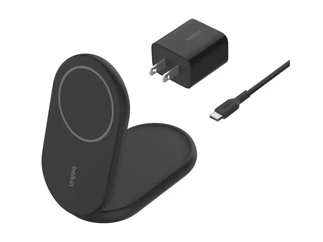 Belkin BoostCharge - Trådløst ladestativ magnetisk, sammenleggbar,...