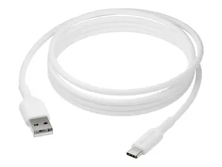 dbramante1928 re-charge - USB-kabel - USB-C hann til USB 2.0 A hann 2 m - hvit - lade og synkronisere, braided, 100 % resirkulert plast