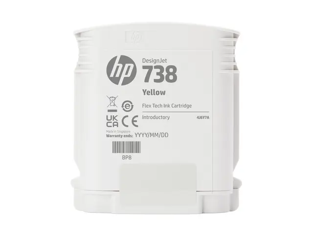 HP 738 - 130 ml gul original DesignJet blekkpatron for T950