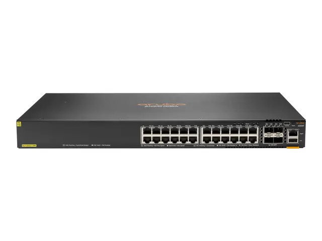 HPE Aruba 6200F 24G Class4 PoE 4SFP+ 370W Switch - Max. Stacking D...