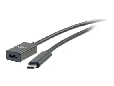 C2G 3ft USB-C to C 3.1 (Gen 2) Male Female Extension Cable (10Gbps...