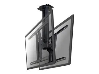 Neomounts PLASMA-C100D - Brakett - full bevegelse for 2 LCD/plasma-paneler - svart - skjermst&#248;rrelse: 37&quot;-75&quot; - takmonterbar