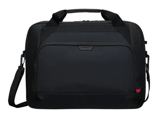 Targus Classic+ Clamshell - Notebookbæreveske 17" - 18" - svart, rød