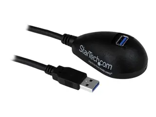 StarTech.com 5ft SuperSpeed USB 3.0 Extension Cable for Desktop STP - USB-A Male to USB-A Female Cable for Computer - Black (USB3SEXT5DKB) - USB-forlengelseskabel - USB-type A til USB-type A - 1.5 m