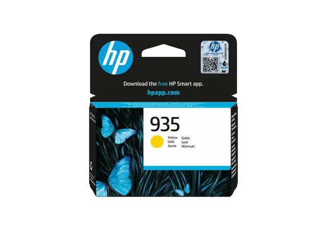 HP 935 - Gul original blekkpatron for Officejet 6812, 6815, 6820; ...