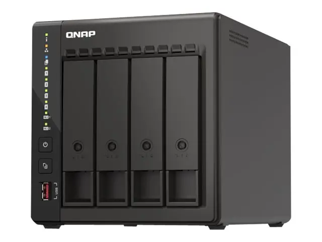 QNAP TS-453E - NAS-server 4 brønner SATA 6Gb/s RAID 0, 1, 5, 6, 10...
