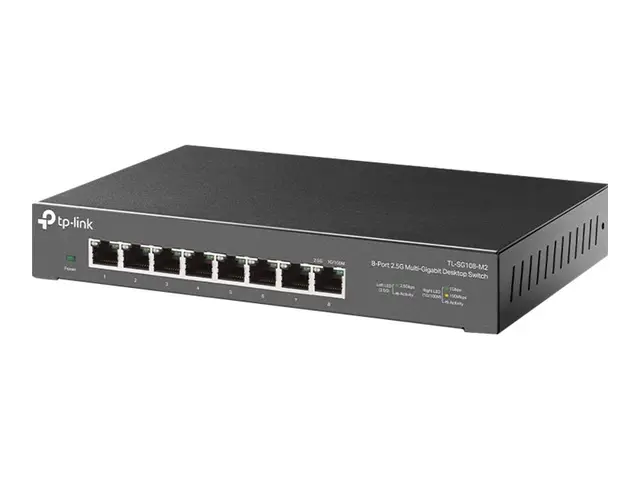 TP-Link TL-SG108-M2 - V1 - switch - ikke-styrt - 8 x 100/1000/2.5G...